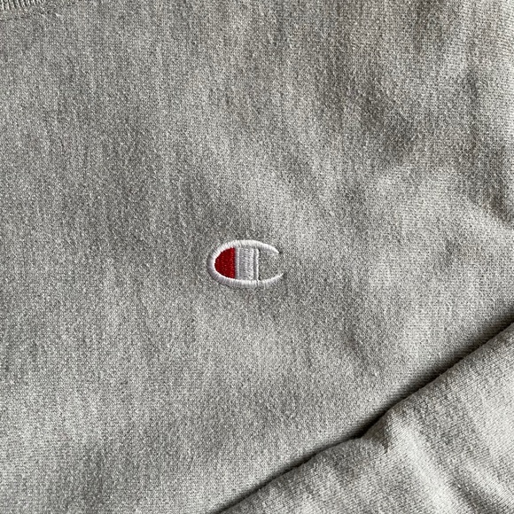 SOLD Grey Champion Reverse Weave Sweatshirt - Picture 2 of 8